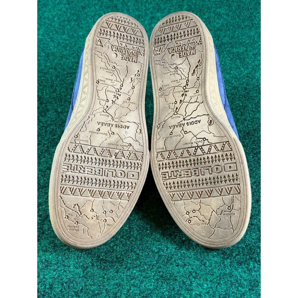 Oliberte Perforated Navy Nubuck Suede Athletic‎ Sneakers Womens Size 9 - Picture 8 of 8